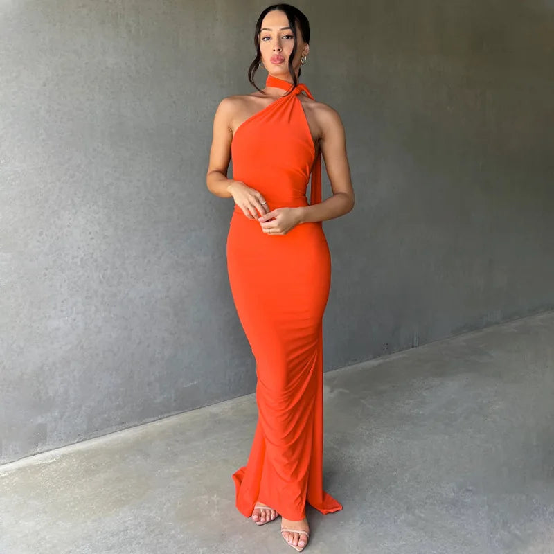 RUCHED SLIM BODYCON DRESS