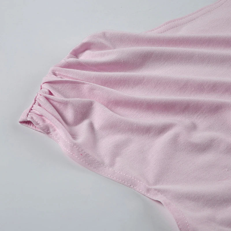 LAMUSA 2000s 3D FLOWER TANK TOP