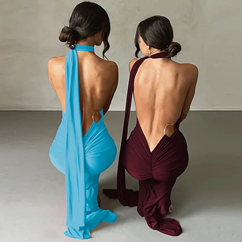 RUCHED SLIM BODYCON DRESS