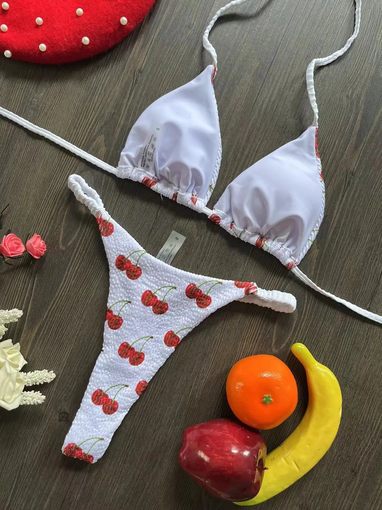 BATHING SUIT WITH FLORAL PRINTS BEACHWEAR