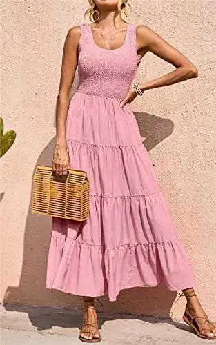 BIG SWING FLORAL LONG DRESS