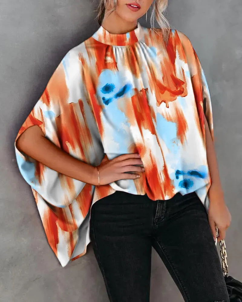 BOHO GRAPHIC WESTERN BLOUSE
