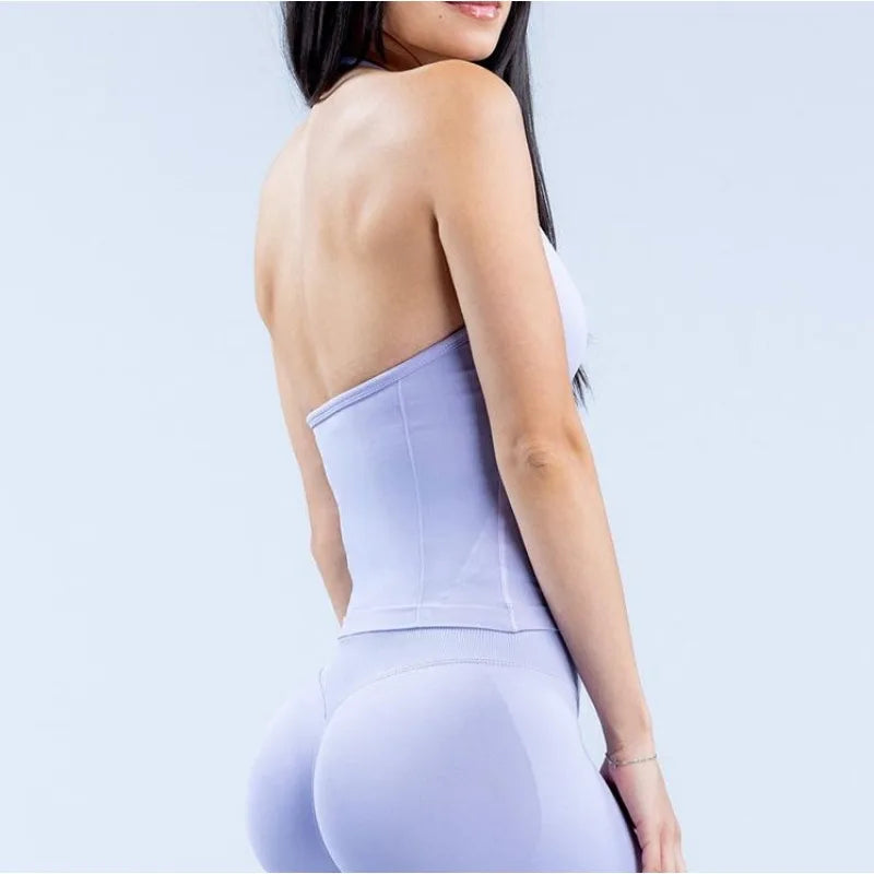 OPEN BACK BRA HALTER IMPECT FITNESS TOP