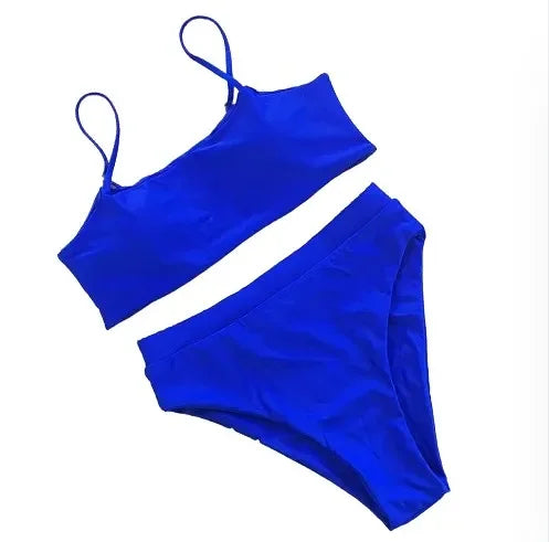 TWO-PIECE SHOULDER STRAPPY BEACHWEAR