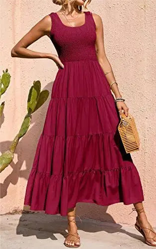 BIG SWING FLORAL LONG DRESS