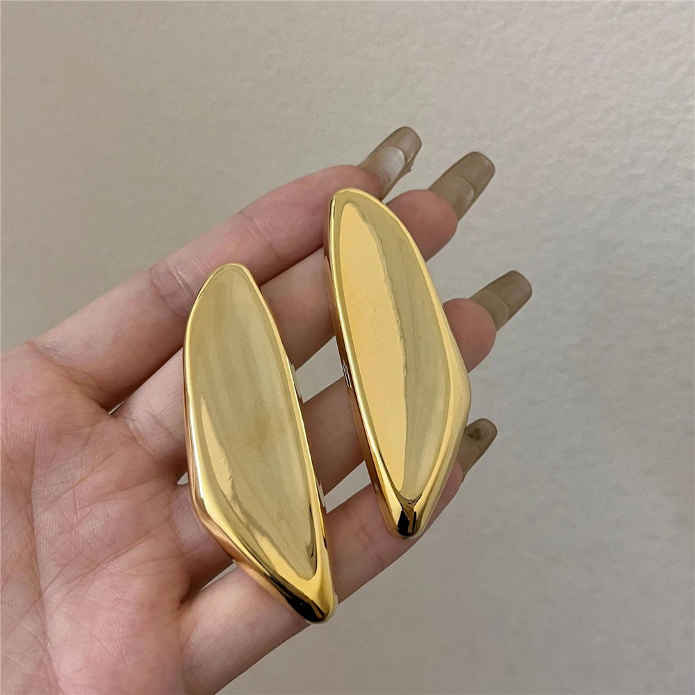 Elegant Classic Geometric Asymmetrical Earrings Fashionable Ladies' Accessory Stylish Cohesive Timeless Design