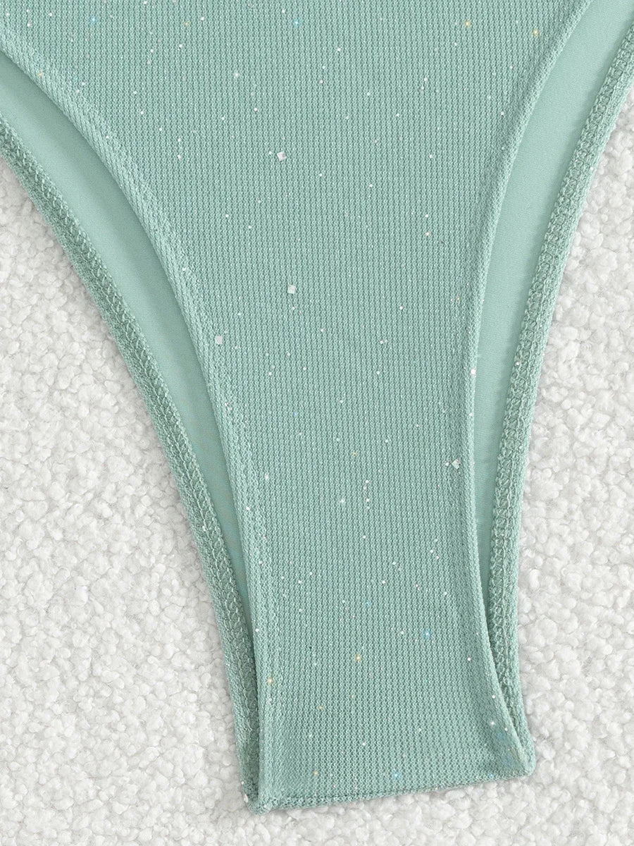 TWO-PIECE HIGH CUT STRAPPY BIKINI