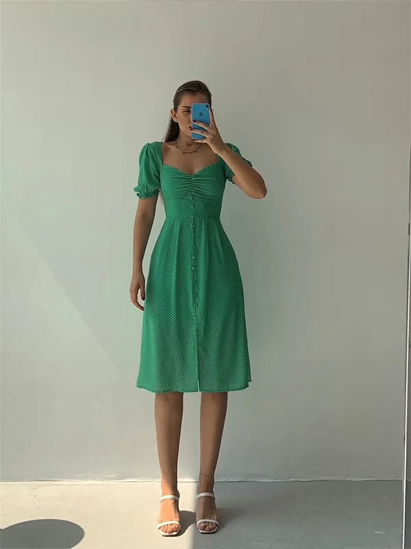 ELEGANT SLIT VESTIDOS DRESS