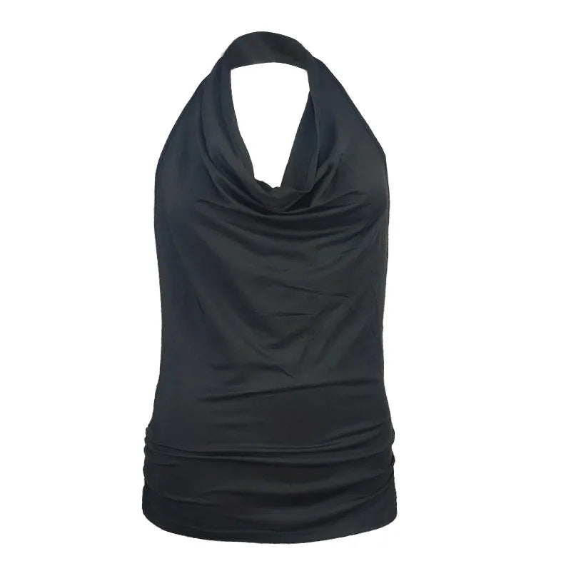 DRAPE V-NECK FEMME TANK TOP
