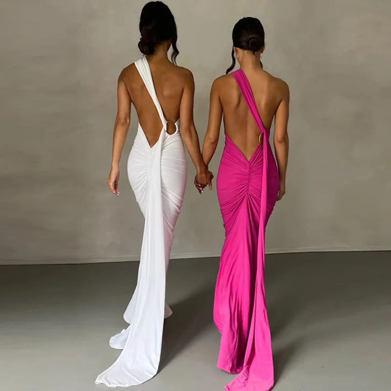 RUCHED SLIM BODYCON DRESS