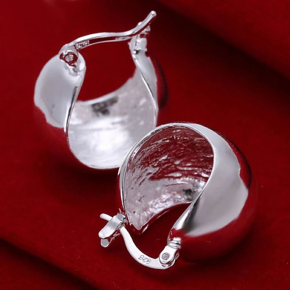 Fine 925 sterling silver earrings wedding high quality popular product fashion women party Earring Jewelry