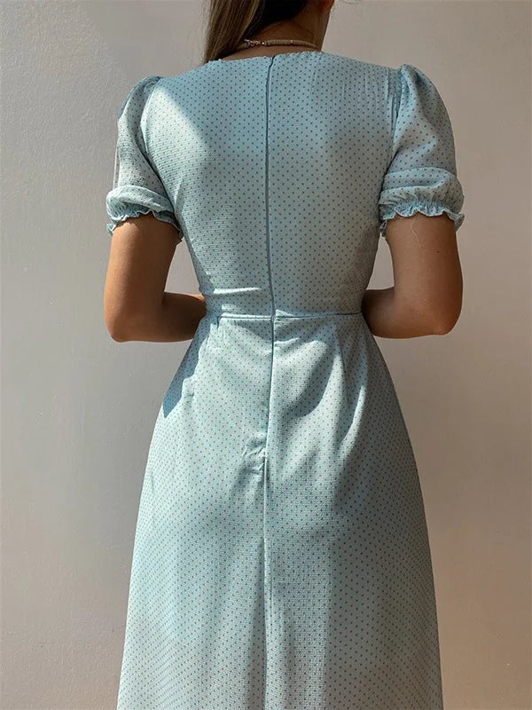 ELEGANT SLIT VESTIDOS DRESS