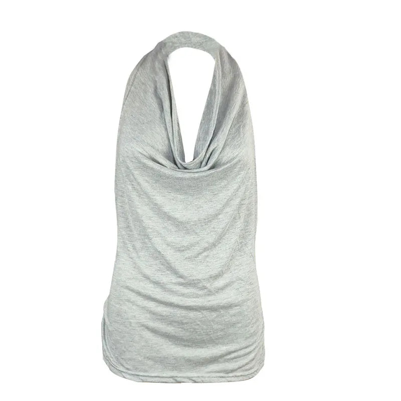 DRAPE V-NECK FEMME TANK TOP