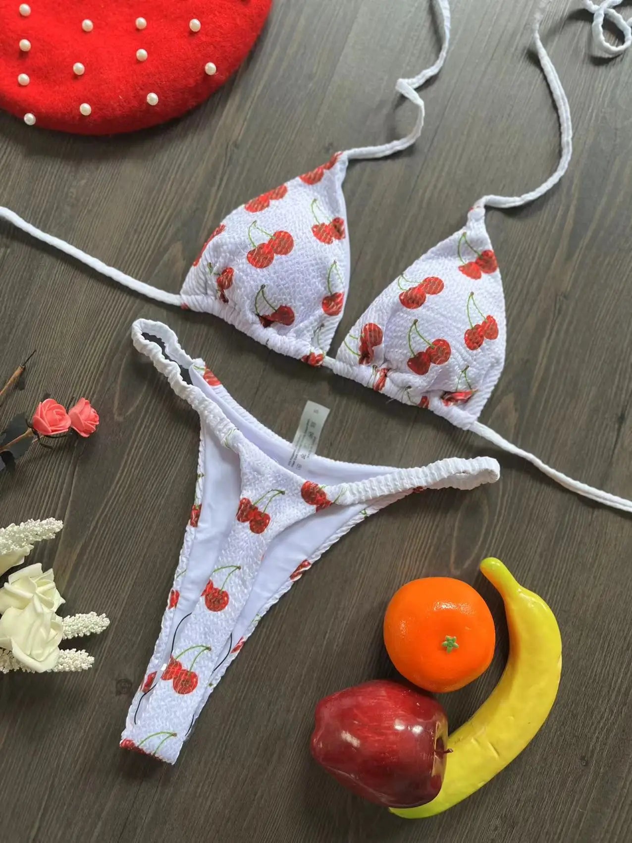 BATHING SUIT WITH FLORAL PRINTS BEACHWEAR