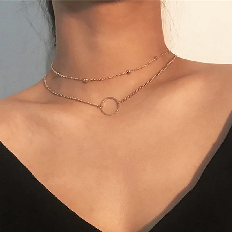 Pearl Necklaces Female Chain Choker Necklace for Women Jewelry Korean Fashion Neck Necklace 2022 Trend Girls Accessories