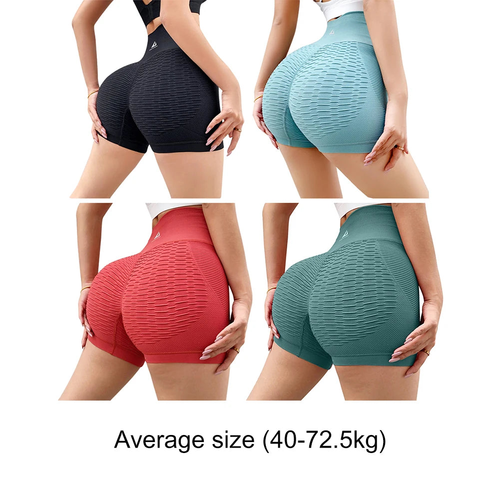 HIP LIFTING HIGH WAIST PUSH UP GYM SHORT