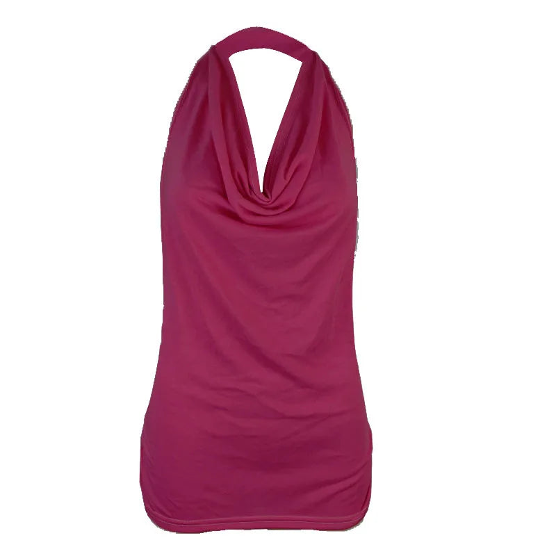 DRAPE V-NECK FEMME TANK TOP