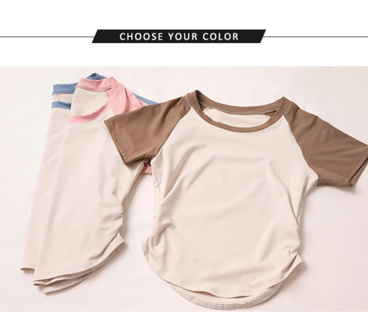 LEISURE LOOSE FITTED T-SHIRT SPORTS GYM WEARS