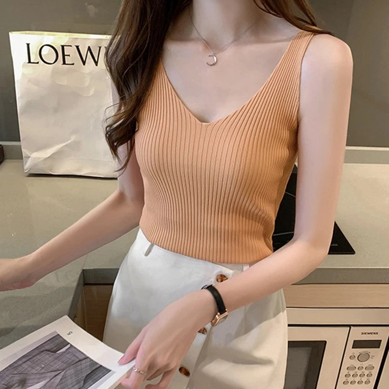 CAMIS TEES ICE SILK TANK TOP