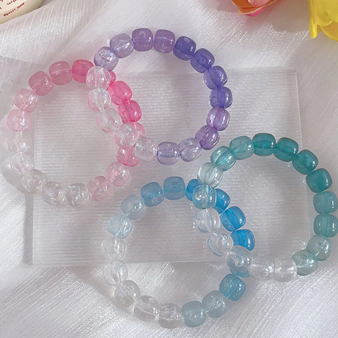 Luminous Bracelets For Women Men Fluorescent Natural Stone Bracelet Night Light Glowing Beads Bangle Fashion Jewelry Couple Gift