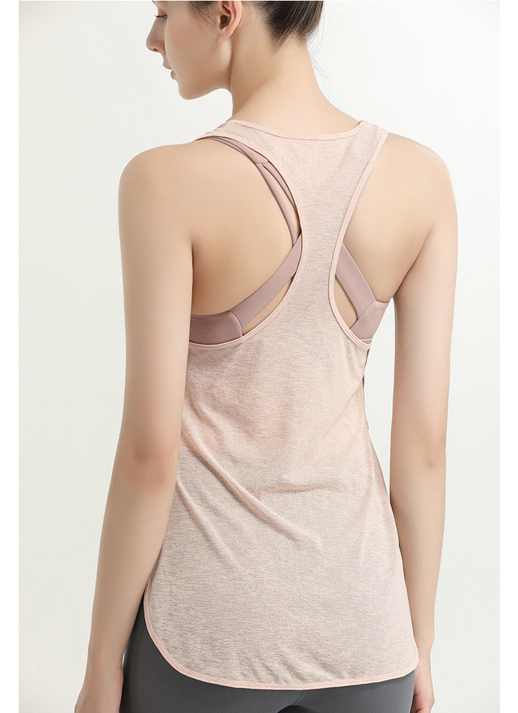 SEE THROUGH YOGA FITNESS SHIRT SPORTS VEST