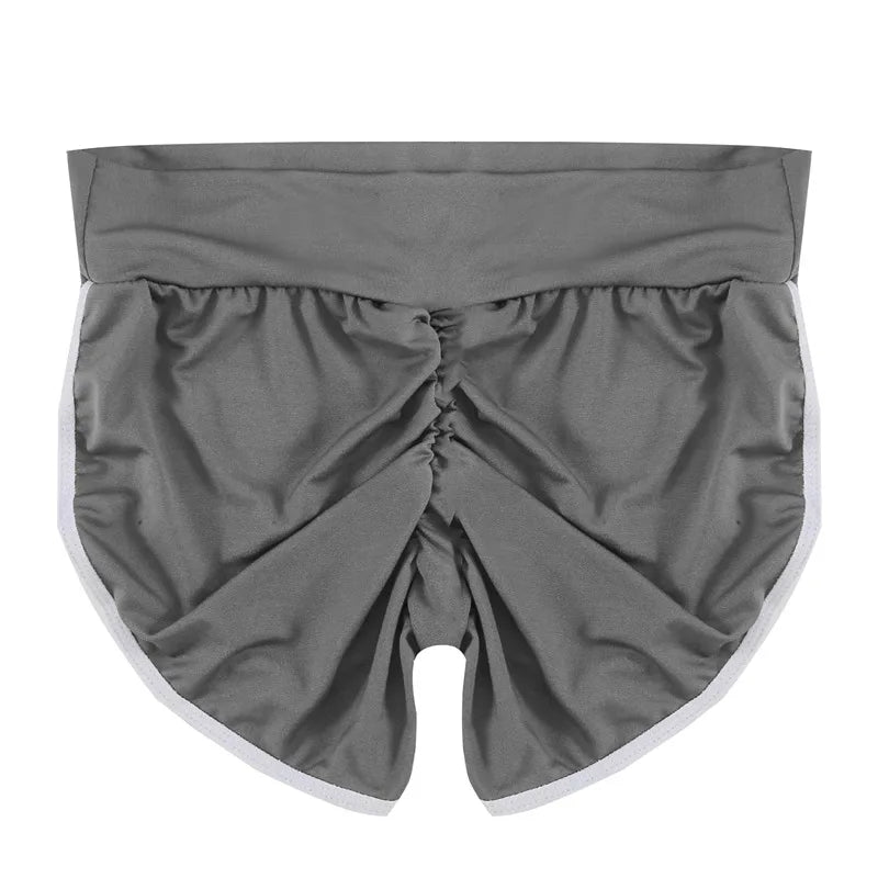 LOW WAIST STRETCHY SKINNY SLIM SHORTS