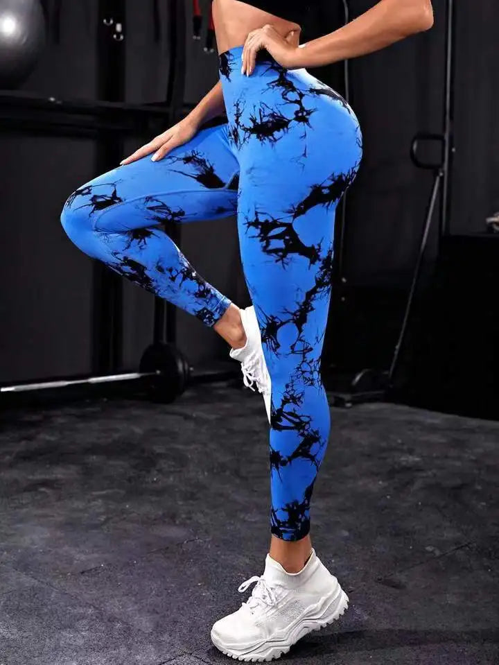 PRINTED YOGA PANT TIGHTS FOR WORKOUT GYM WEAR
