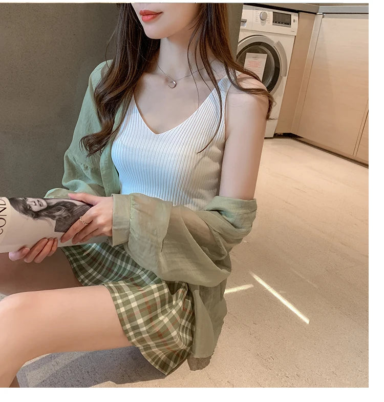 CAMIS TEES ICE SILK TANK TOP