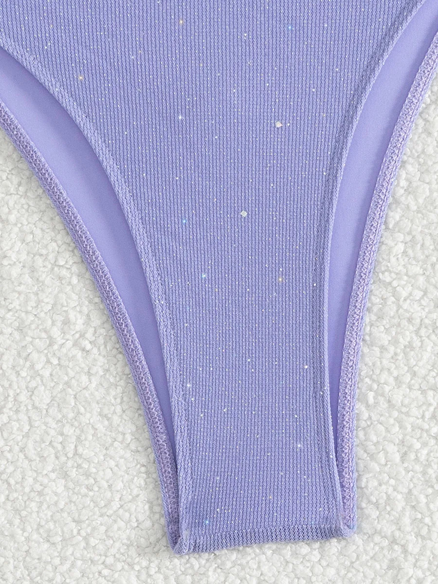 TWO-PIECE HIGH CUT STRAPPY BIKINI