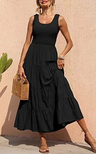 BIG SWING FLORAL LONG DRESS
