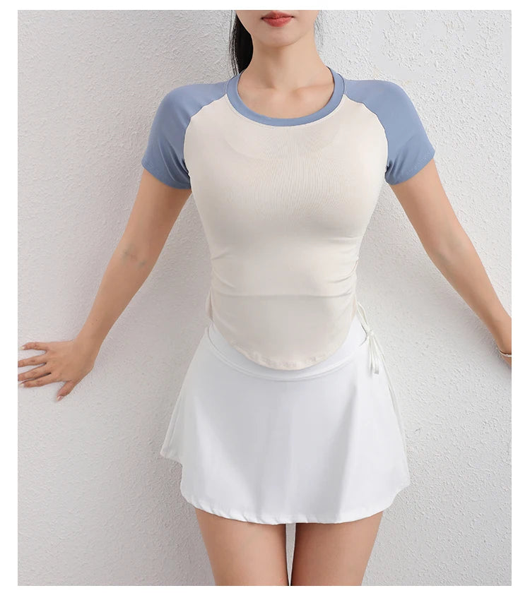 LEISURE LOOSE FITTED T-SHIRT SPORTS GYM WEARS