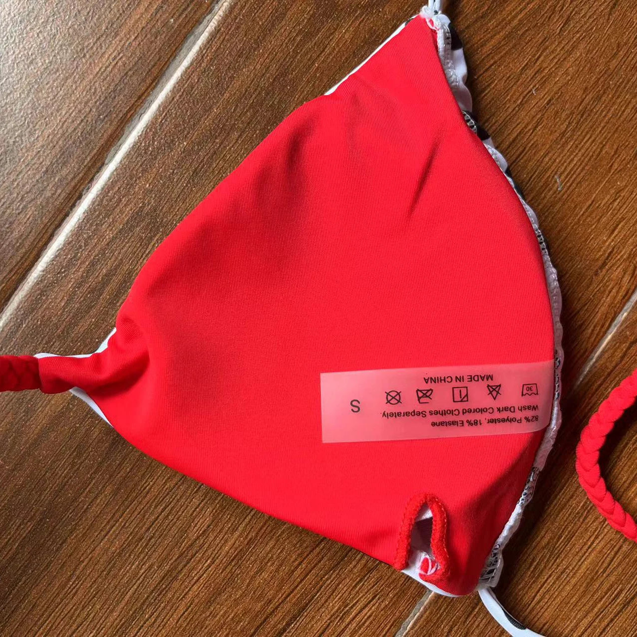 CUTE HEART PRINT THONG BIKINI