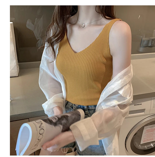 CAMIS TEES ICE SILK TANK TOP