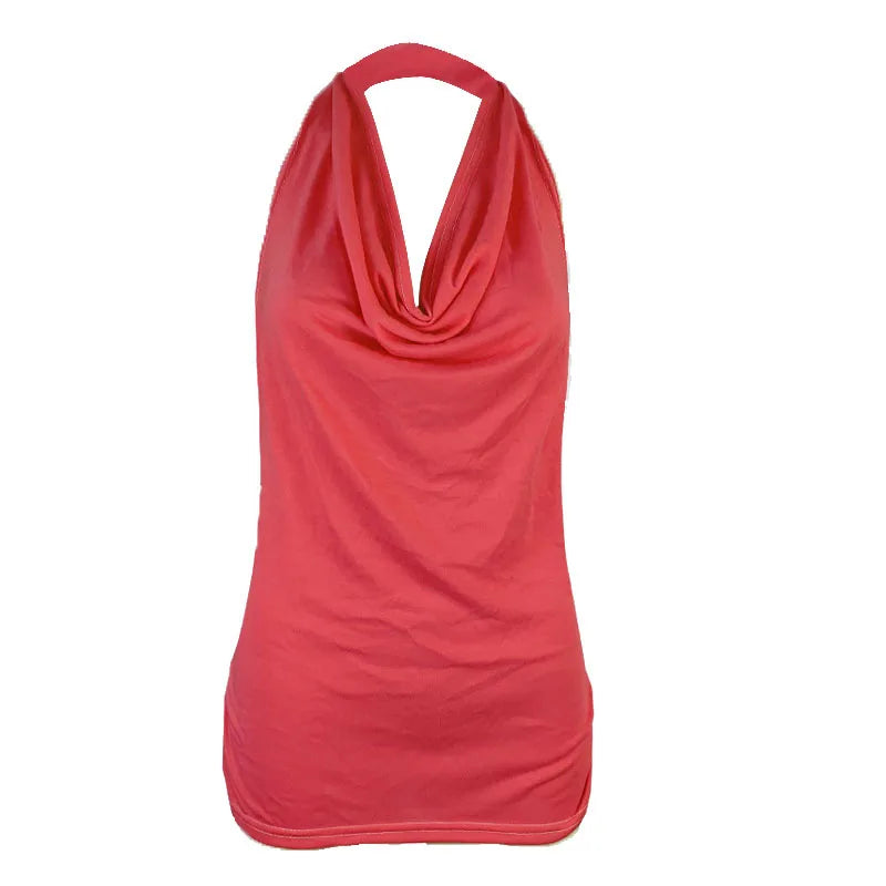 DRAPE V-NECK FEMME TANK TOP
