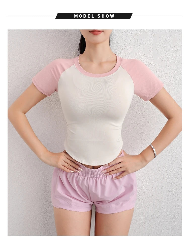 LEISURE LOOSE FITTED T-SHIRT SPORTS GYM WEARS