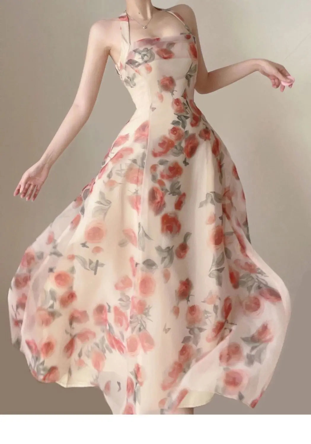 FRENCH FLORAL DRESS