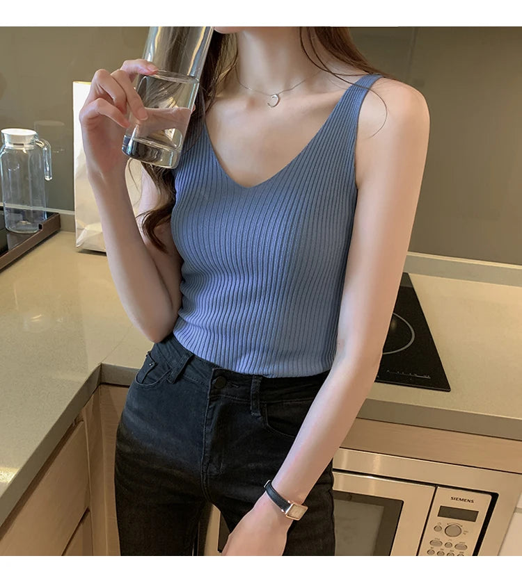 CAMIS TEES ICE SILK TANK TOP