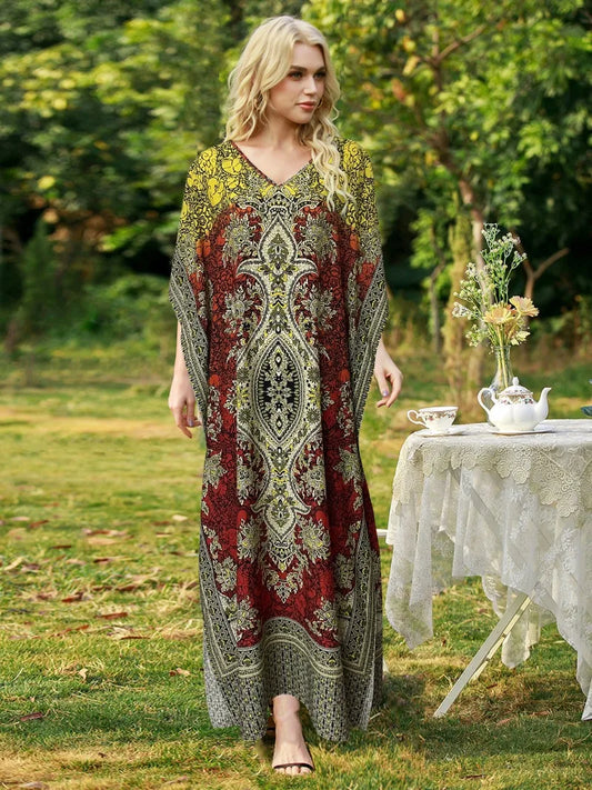 LONG KAFTAN KIMONO DRESS