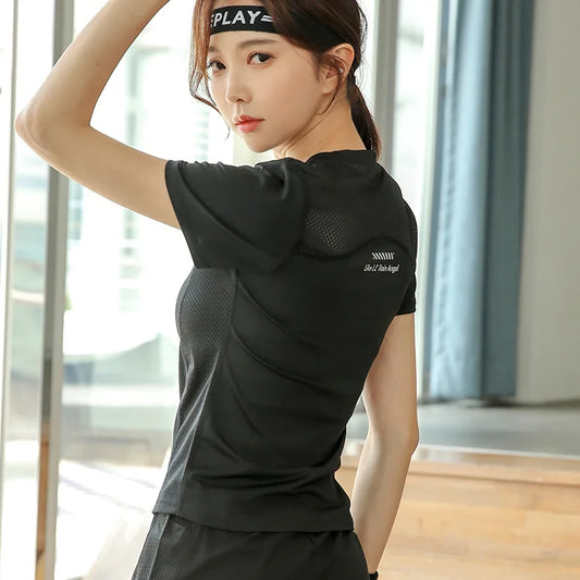 GYM HUB YOGA WEAR QUICK DRYING SHIRT YOGA WEARS