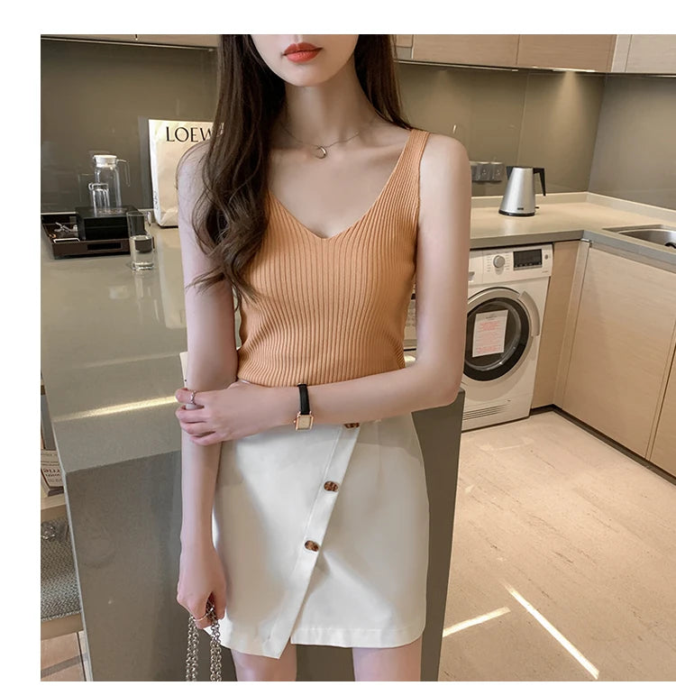 CAMIS TEES ICE SILK TANK TOP
