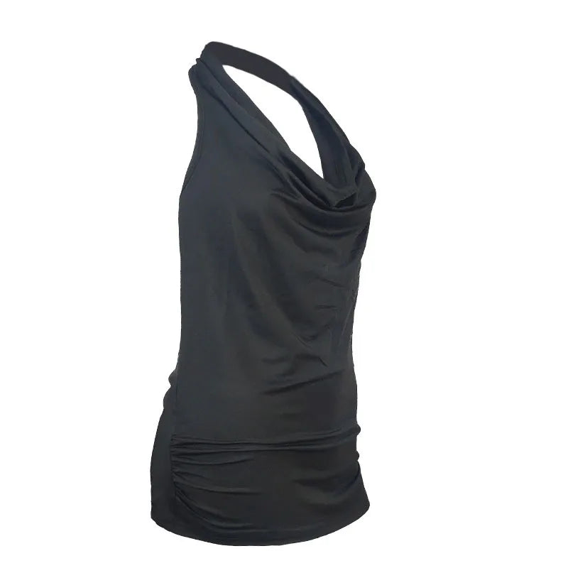 DRAPE V-NECK FEMME TANK TOP