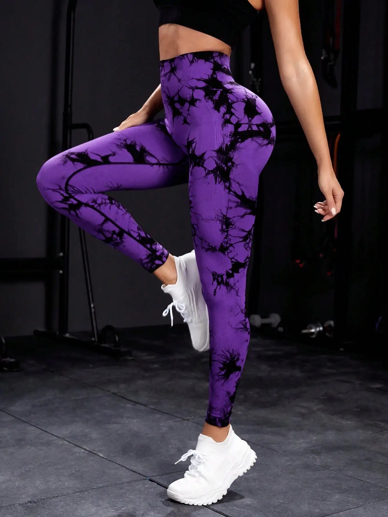 PRINTED YOGA PANT TIGHTS FOR WORKOUT GYM WEAR