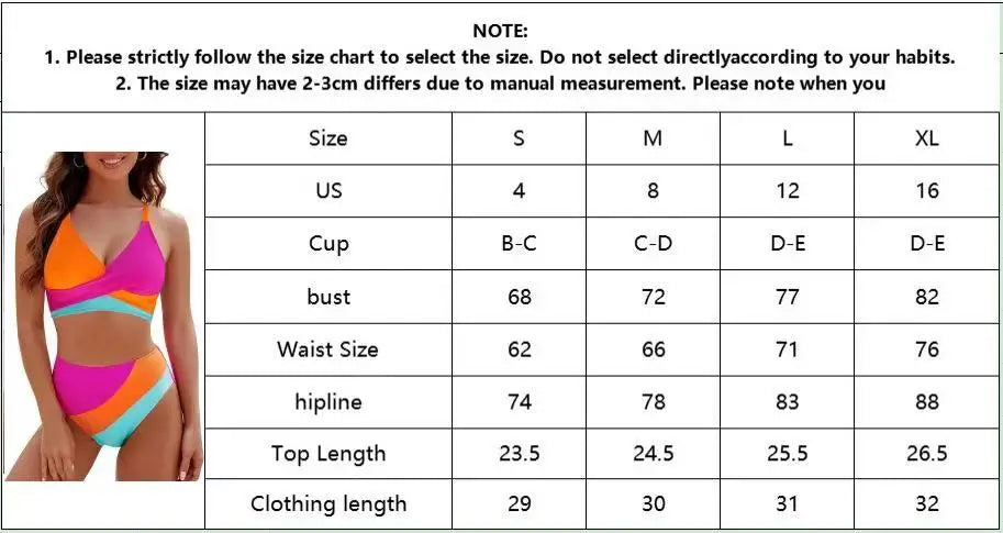 BRAZILIAN TWO PIECE BATHING SUIT BEACHWEAR