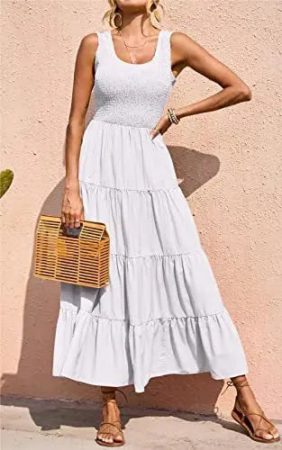 BIG SWING FLORAL LONG DRESS