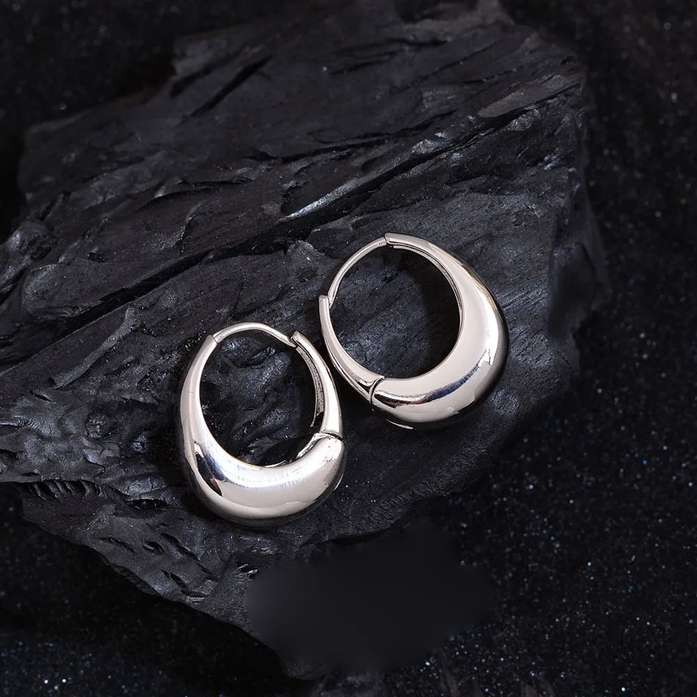 925 Sterling Silver Earrings For Women Trendy Simple Retro Flower Earring Jewelry Prevent Allergy Party Christmas Accessories