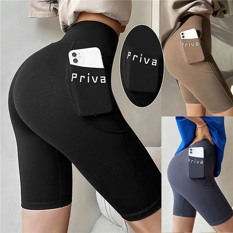 HIGH WAIST FITNESS STREETWEAR SHORT