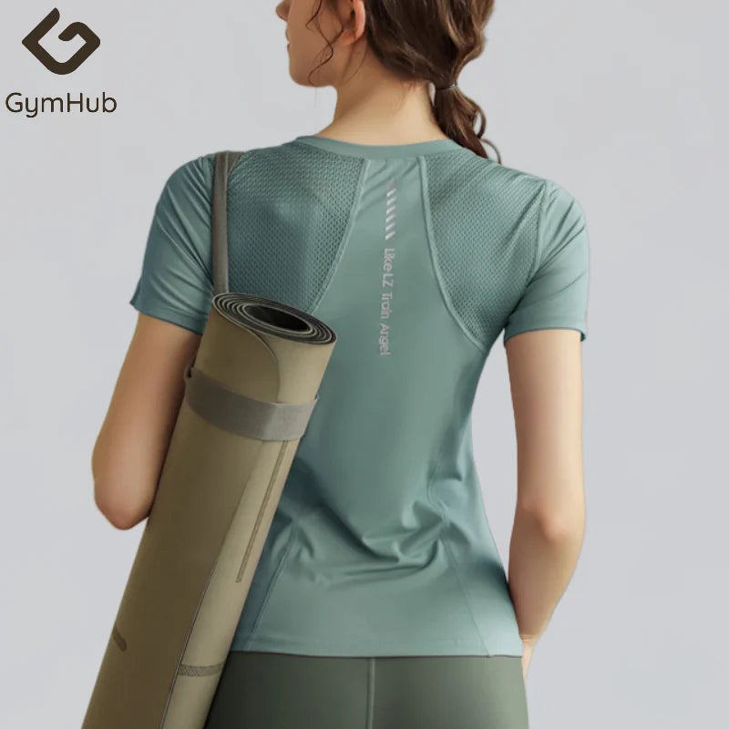 GYM HUB YOGA WEAR QUICK DRYING SHIRT YOGA WEARS