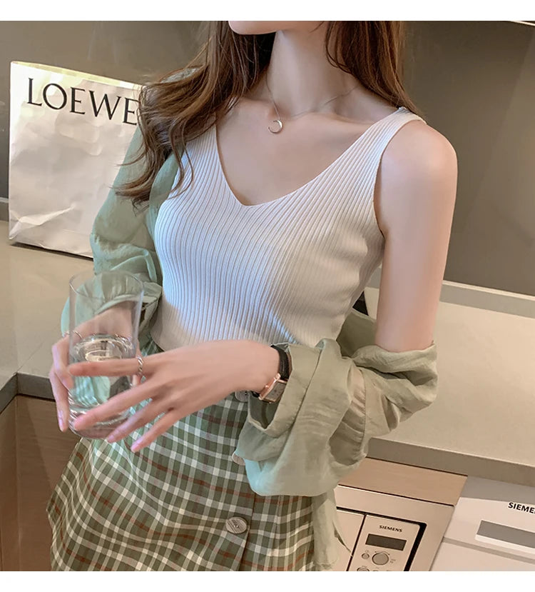 CAMIS TEES ICE SILK TANK TOP