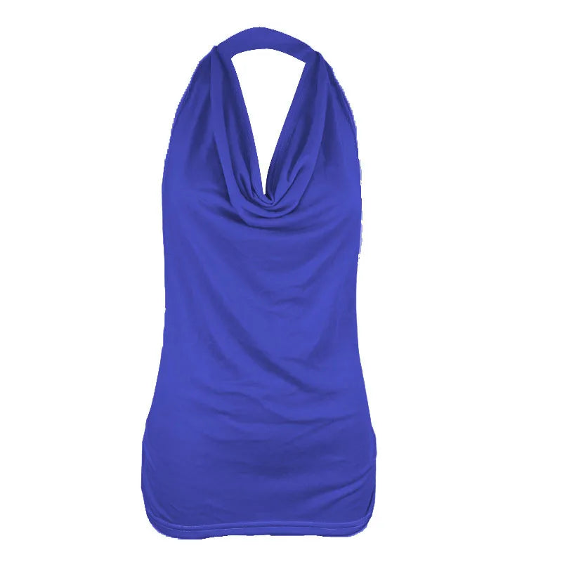 DRAPE V-NECK FEMME TANK TOP
