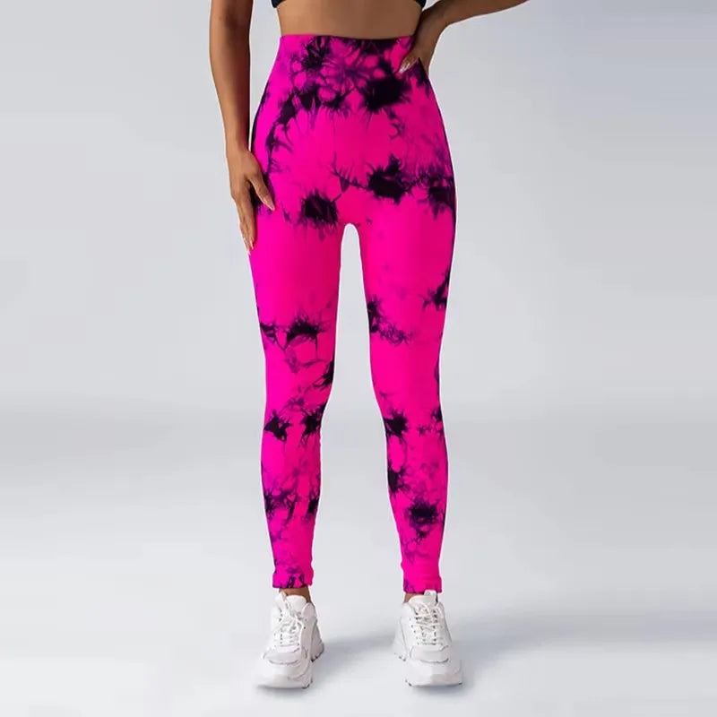 PRINTED YOGA PANT TIGHTS FOR WORKOUT GYM WEAR